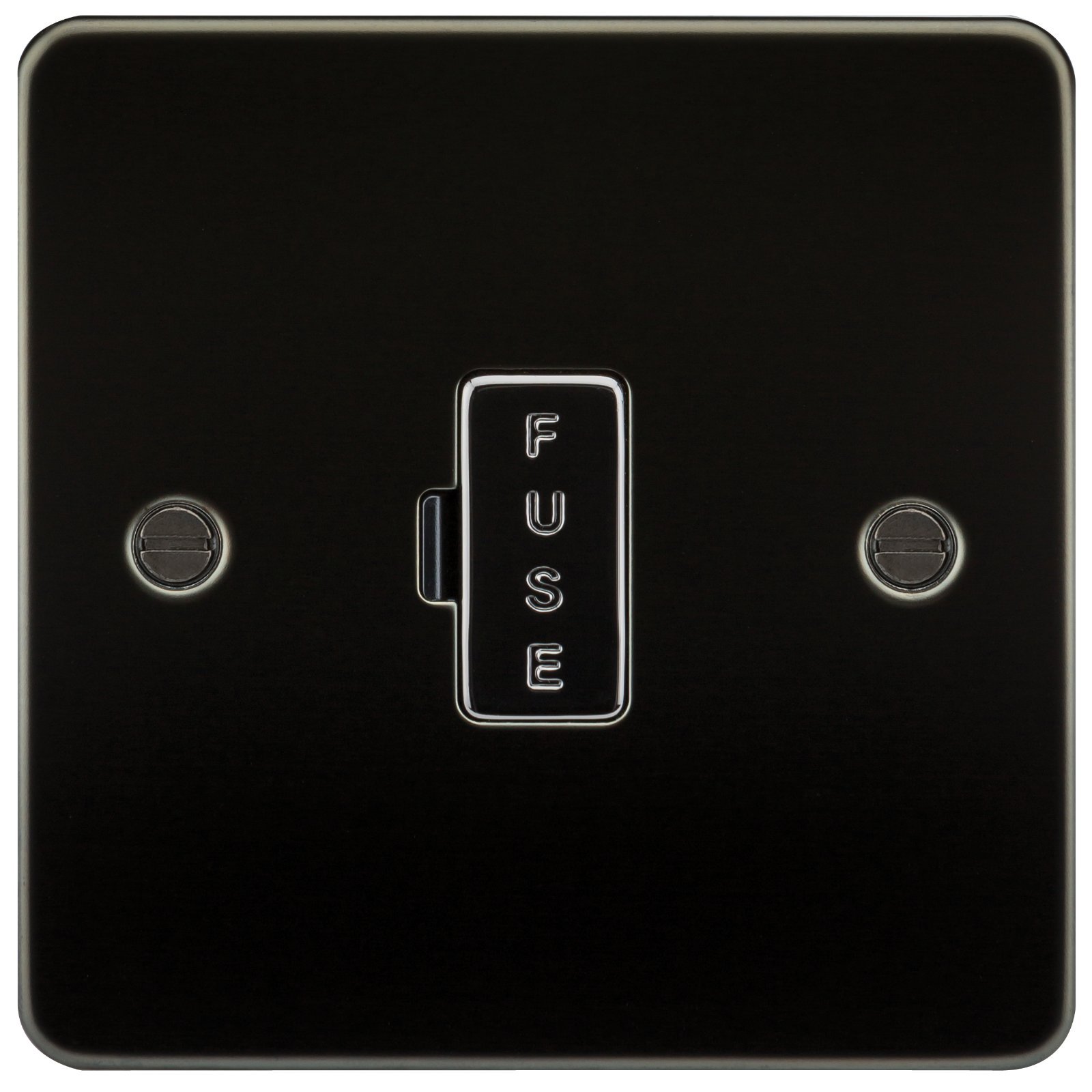 Knightsbridge FP6000GM 13 A Flat Plate Fused Spur Unit, Gun Metal