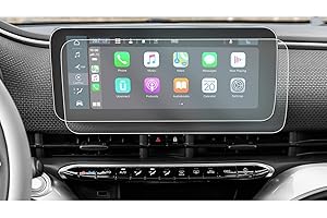 for Fiat 500e 500 e Electric 2021 2022 Navigation Protective Film 4H Scratch-Resistant 10 Inch GPS Transparent Screen Protect