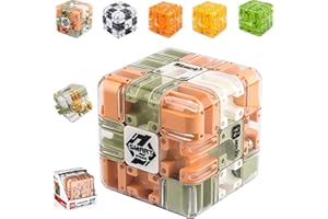3D Puzzle Maze Cube, Large Labyrinth 3D Puzzle Maze Cube - Engaging Brain Teaser Toy, 2025 New 3x3 Maze Game Gravity Three, A