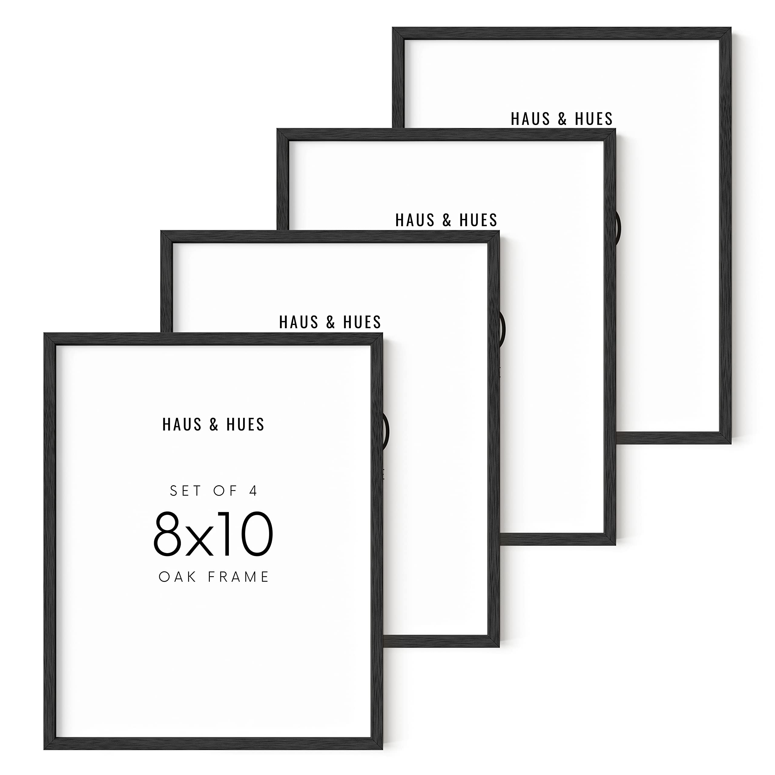 HAUS AND HUES Black 8x10 Picture Frame Set of