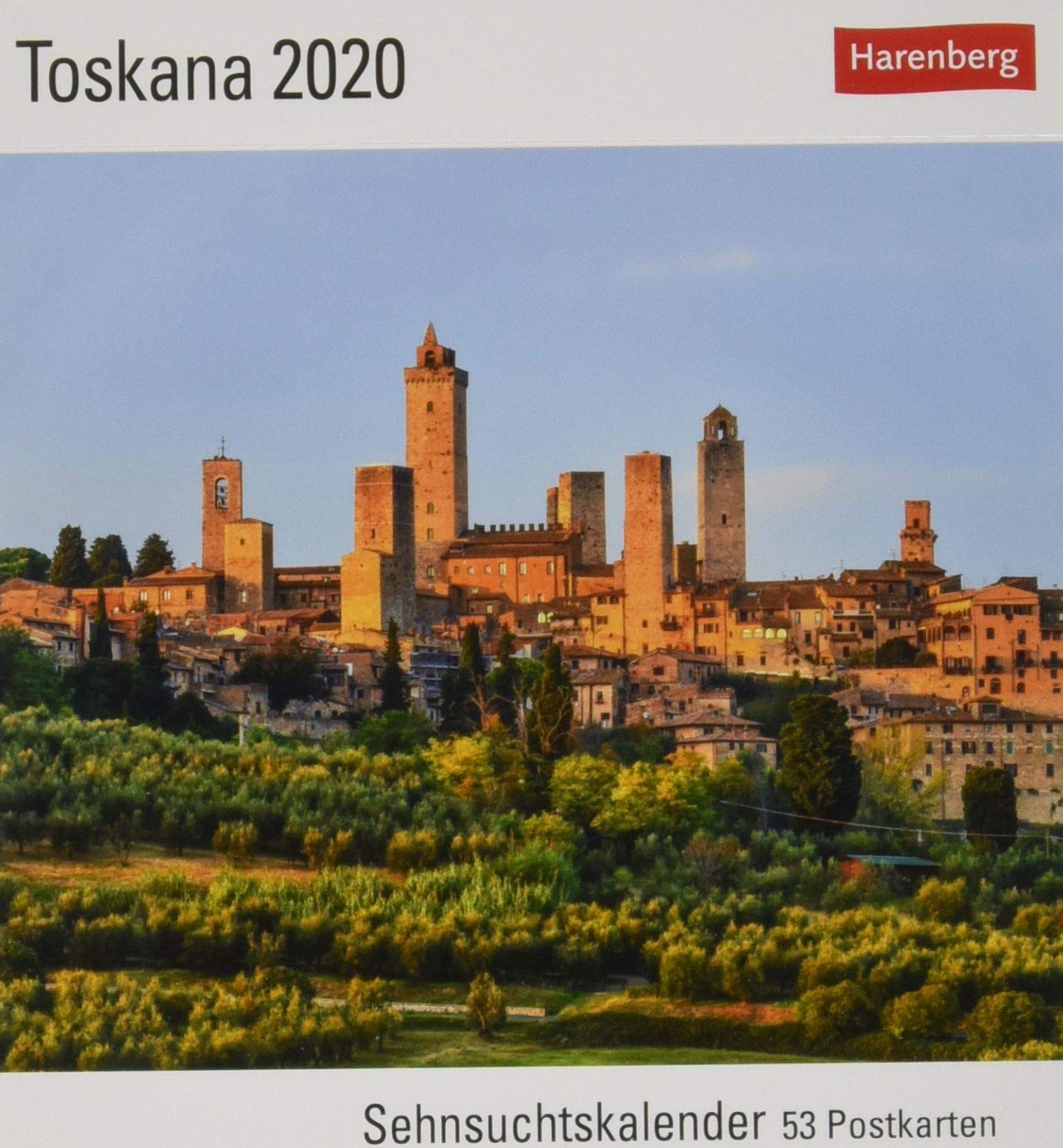 Toskana Postkartenkalender 2020 Wochenkalendarium Blockkalender Format 16 X 17 5 Cm Amazon De Harenberg Kustos Norbert Bucher