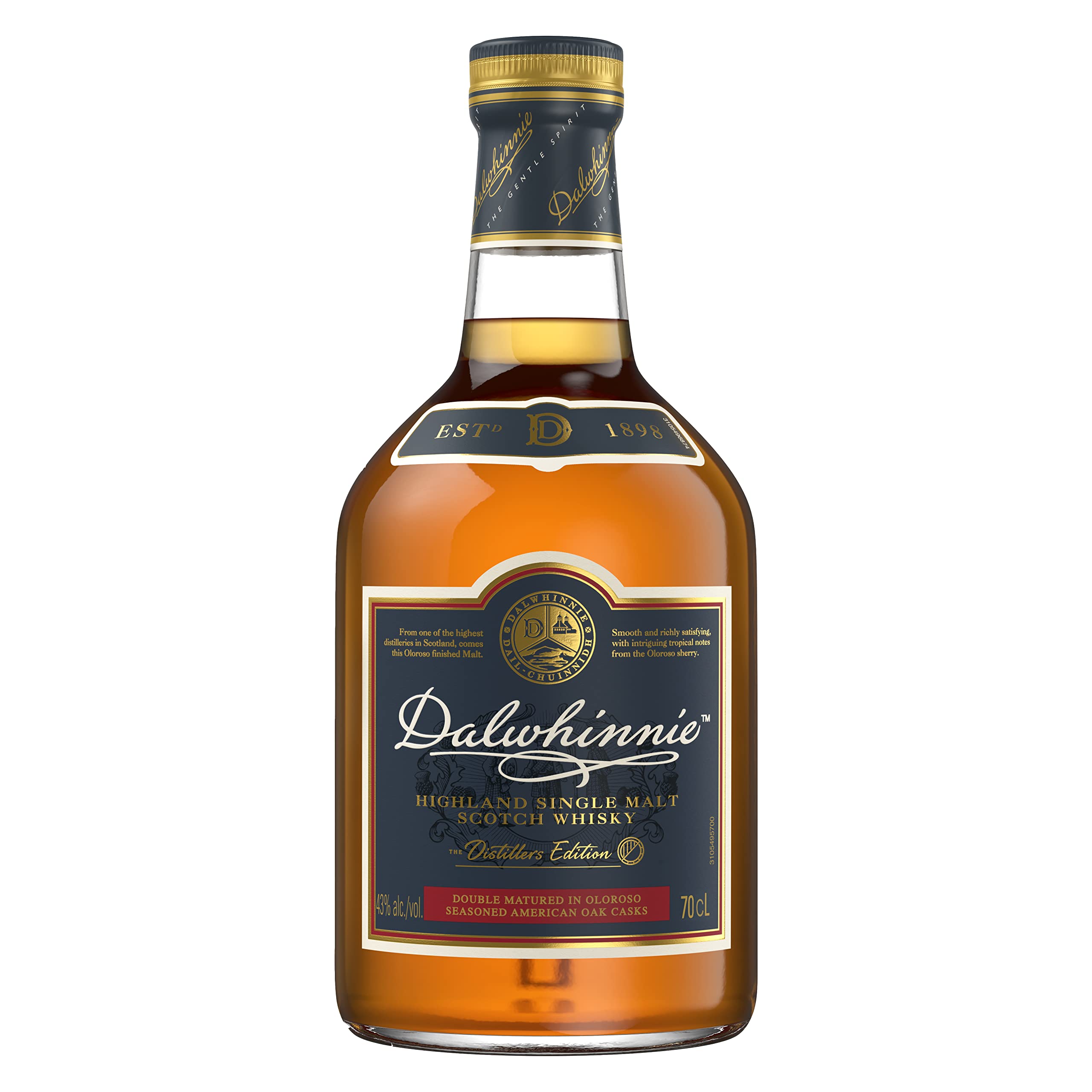 Dalwhinnie Distillers Edition, Single Malt Scotch Whisky aus Schottland, Geschenkidee, Einzelflasche, 43% Vol., 700ml 2