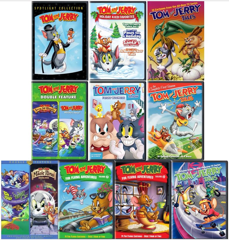 Mua Ultimate Tom and Jerry Collection DVD Set: Spotlight/ Paws for a ...