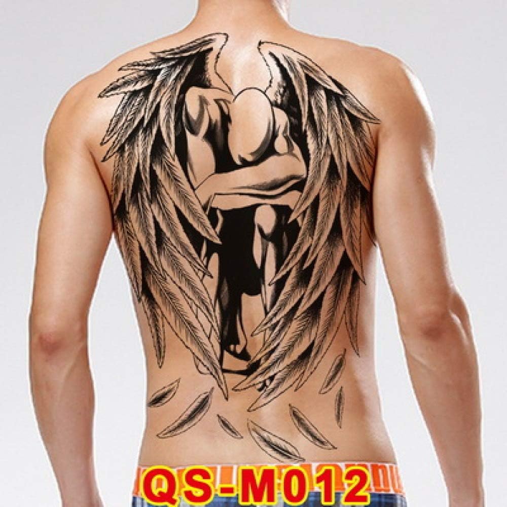 2 packs 1 unit 48 * 34cm full back big tattoo stickers singer Buddha body painting QSM012 48cm * 34cm