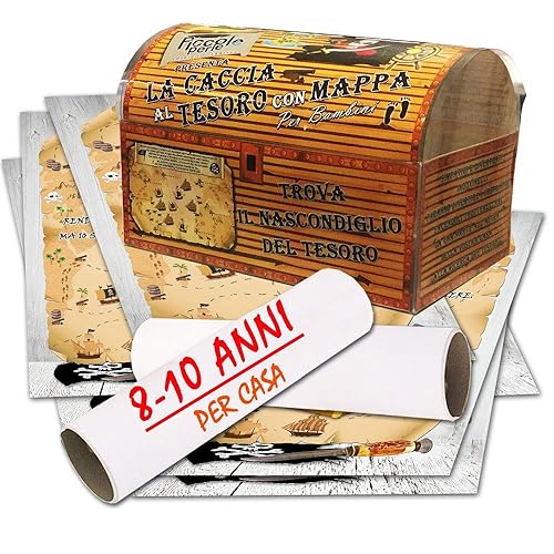 Caccia Al Tesoro Con Mappa In Scatola Per Casa 8 10 Anni