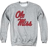 University of Mississippi Official Distressed Primary Unisex Adult Crewneck Sweatshirt