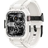 amBand M1 Sport Case Band for Apple Watch Ultra 3/2/1 & SE 3/2/1 & Series 11 10 9 8 7 6 5 4 3 49mm 46mm 45mm 44mm 42mm 41mm 40mm 38mm, Shockproof & Scratch Resistant Rugged Bumper for Men