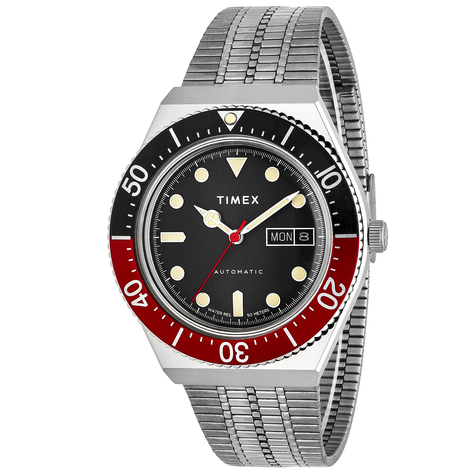 TIMEX(タイメックス) M79 TW2U83400 Men's Silver Watch, silver(multi-color), Bracelet Type