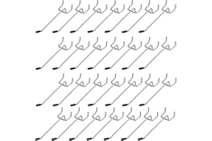 100PCS 4 Inch Pegboard Hooks Peg Board Hooks Accessories Fit 1/8” and 1/4” Peg Board with Rubber Tipped, Metal Pegboard Hooks