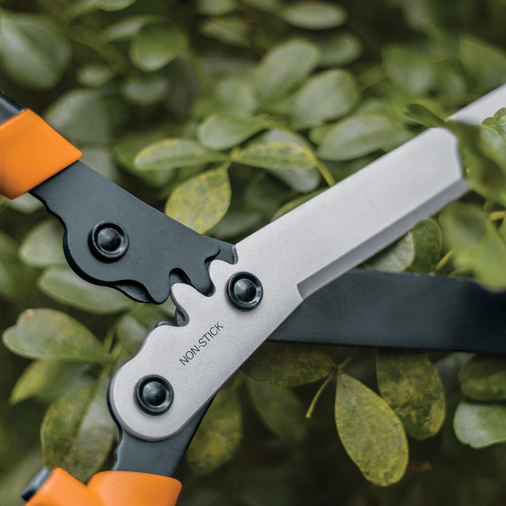 Fiskars Garden 392861-1002 Powergear2 Hedge Shears, 23", Black/Orange : Garden & Outdoor