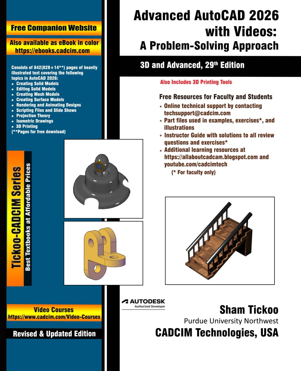 Problem Solving Cad/design Mua Advanced AutoCAD 2026 with Videos: A Problem-Solving Approach, 3D ...