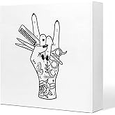 DOFQZ Hair Stylist Hairdresser Gifts for Women Signs, Hair Salon Decor for Stylist, Cosmetology Decorations,Hairstylist Ornaments Cosmetology Graduation Gifts, Beauty Salon Accessories for Women,5x5 Inch