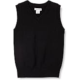 Amazon Essentials Boys and Toddlers' Uniform Cotton V-Neck Sweater Vest