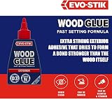 EVO-STIK Exterior Wood Glue 125ml D3 Weatherproof Clear Fast Setting view 3