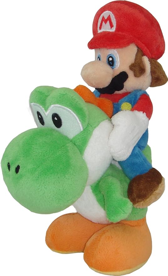 Amazon スーパーマリオ マリオ ヨッシー ぬいぐるみ 高さ21cm ぬいぐるみ おもちゃ