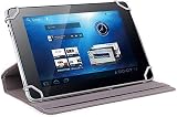 Mobile Stuff 10" 10.1" Android Tablet Case Leather Stand 360 Rotating Folio + view 7