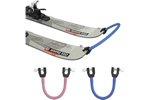 YEESOOM Edgie Wedgie Ski Tip Connector - Edgie Wedgie Ski for Kids for Beginners Skiing Training and Speed Control, Ski Accessories Edgy Wedgy Ski Kids Training Aid