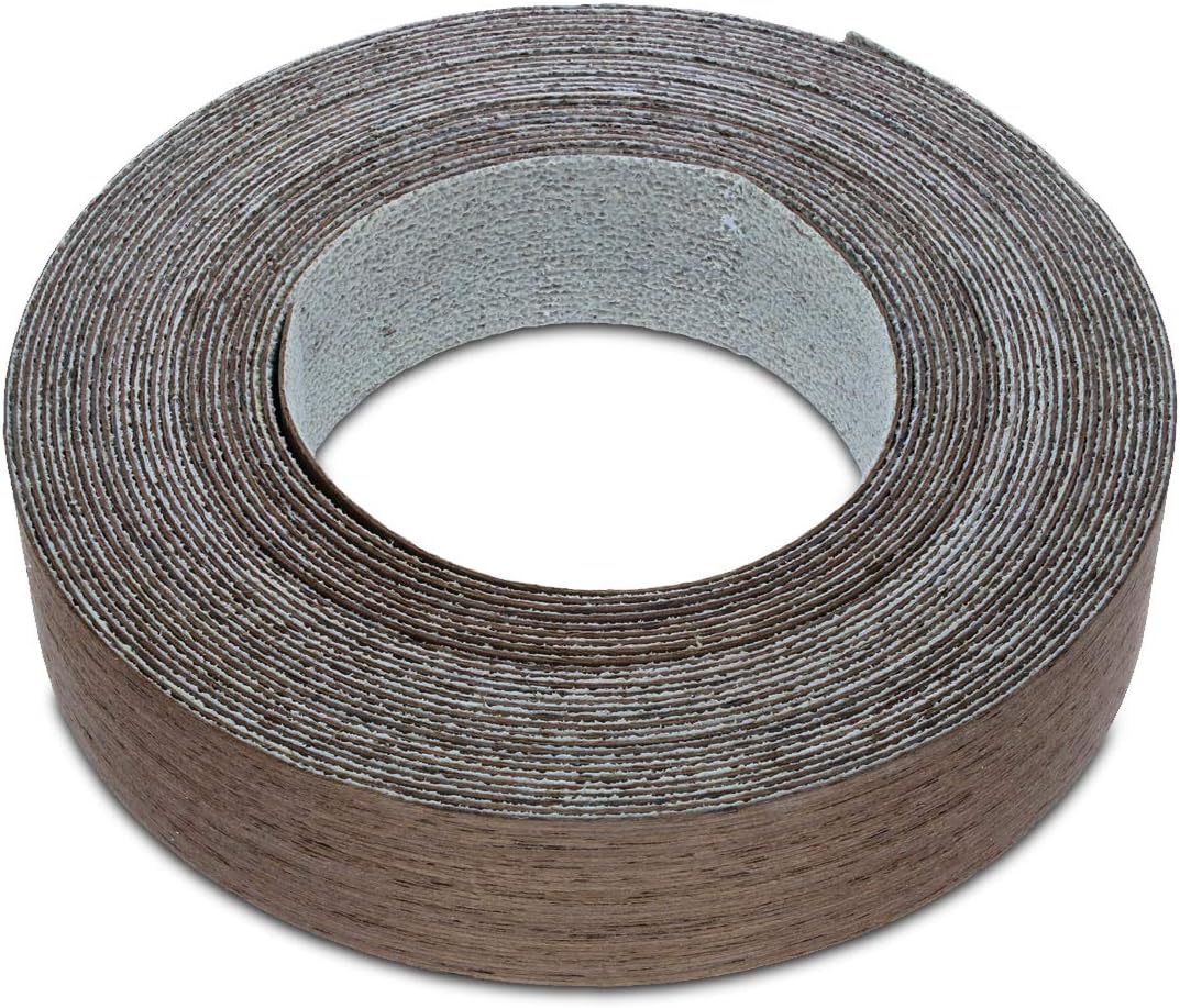 22mm Real Wenge Dark Brown Wood IronOn Edging Strip High Quality 7