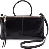 HOBO Women's Sable Crossbody Bag | Leather, Removable Strap, Magnet Closure, Six Card Slots