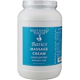 Soothing Touch Basics Massage Cream Unscented, 1 Gallon, 128 Fl Ounce