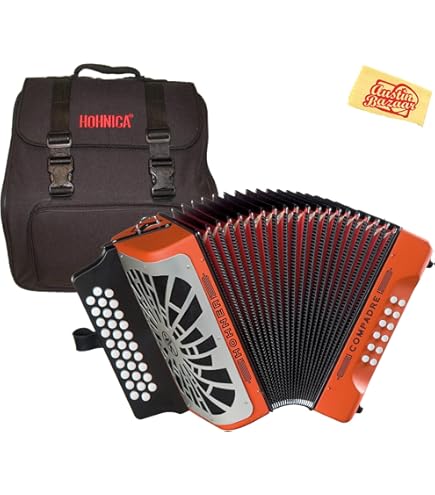 Amazon.com: Hohner COGR-N Compadre GCF Accordion w/ Gig Bag and