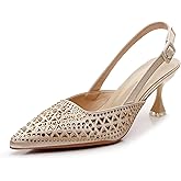 VenusCelia Women's Fabulous Lady Slingback Pump Shoe