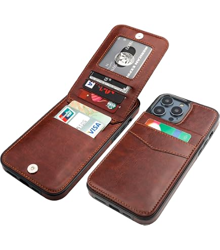 SZHAIYU 2-in-1 IPhone 14 Pro Max Hülle Mit Magnet & Kartenfach – Abnehmbare Lederhülle Mit Ringständer & RFID-Schutz