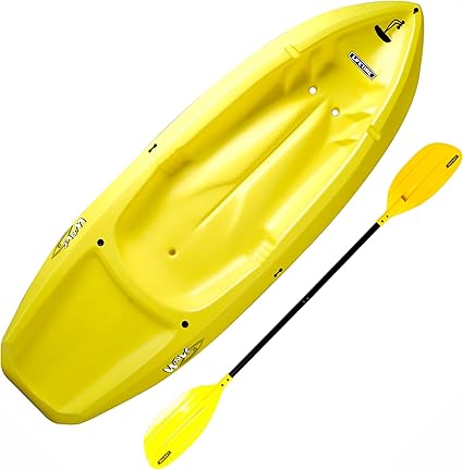 Amazon Com Lifetime 6 Foot Yellow Youth Kayak Indoor Kayak Storage Racks Sports Outdoors