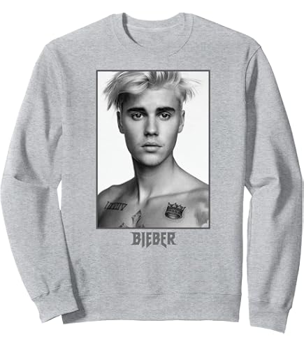 Amazon.com: Justin Bieber Box Logo Sweatshirt : Clothing, Shoes