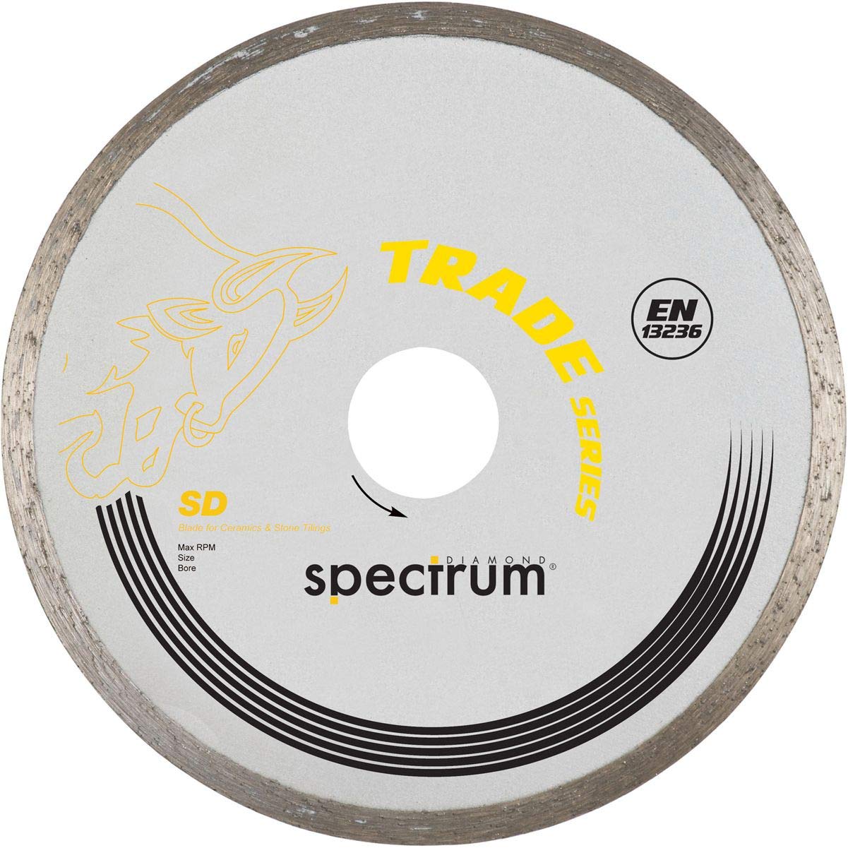 OX Spectrum Premium Cont Rim Dia Blade - Ceramics - 200/25.4/22.23mm