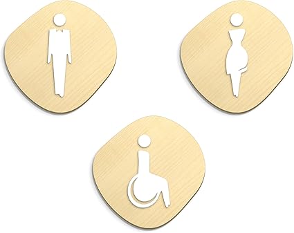 Signs Elegant Set 3x Plaque Signaletique Toilette Homme Femme Handicape Ca103 Pancarte Toilette Pour Porte Toilettes Autocollant Signaletique Toilettes Femme Plaque Handicape Pierre Amazon Fr Cuisine Maison
