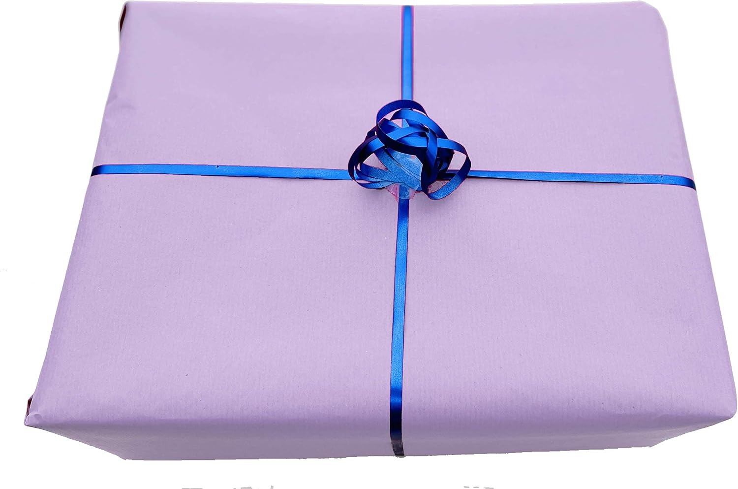 Kraft Wrapping Paper Roll 100% Recycled and Recyclable Gift Wrap (Lilac 3m), 1 roll (Pack of 1)
