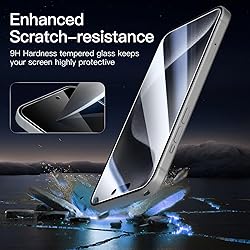 NEW'C 3 Pack Privacy Screen Protector for iPhone 15