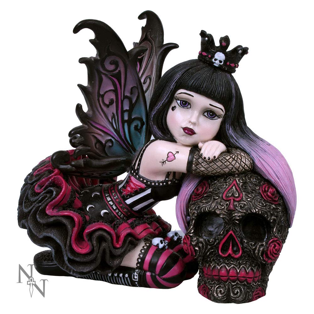 Nemesis Now Lolita Fairy Figurine, Black, 12cm