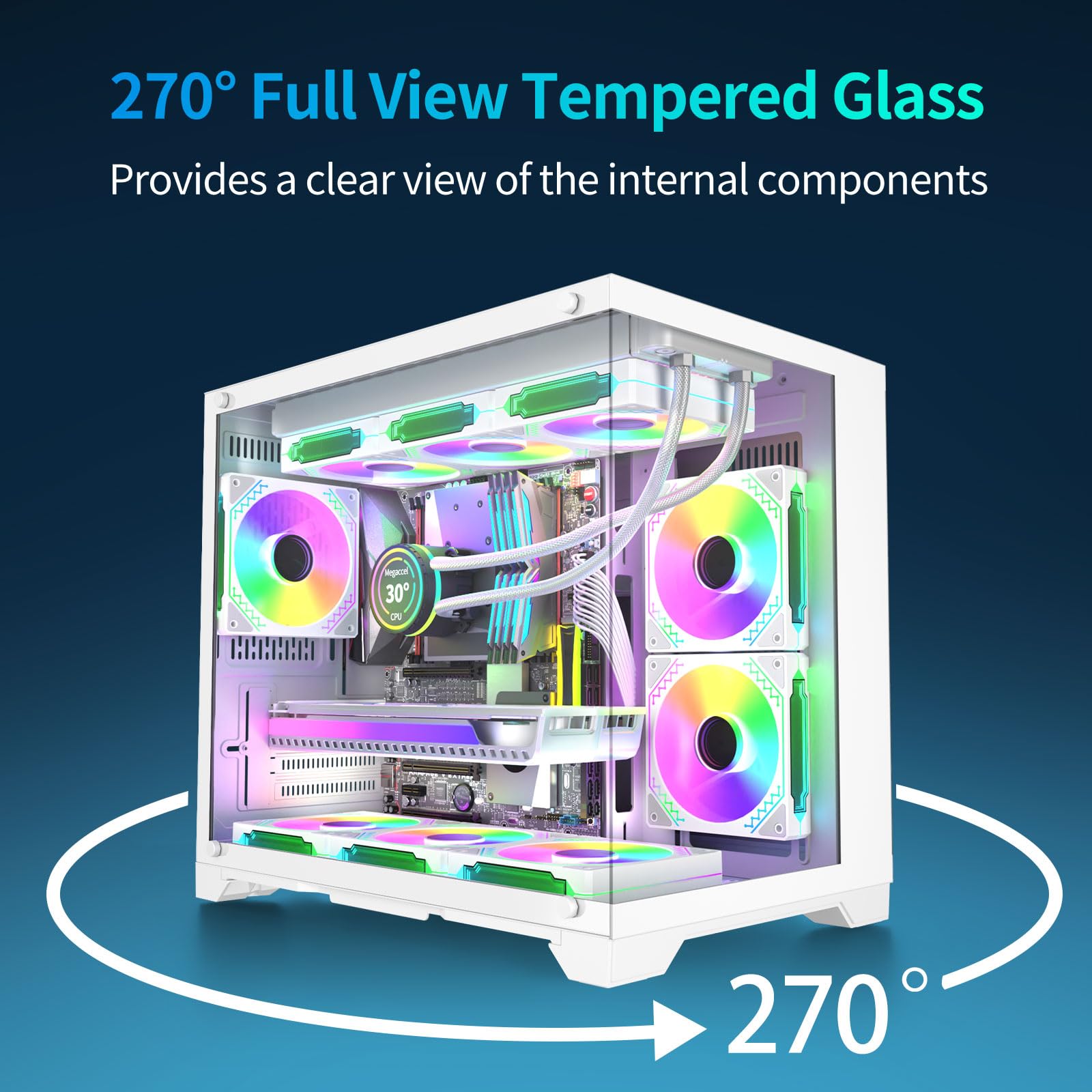 Megaccel MATX PC Case (Not for ATX)