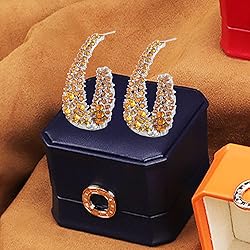 Statement Earrings for Women Bohemian Hoop Earring