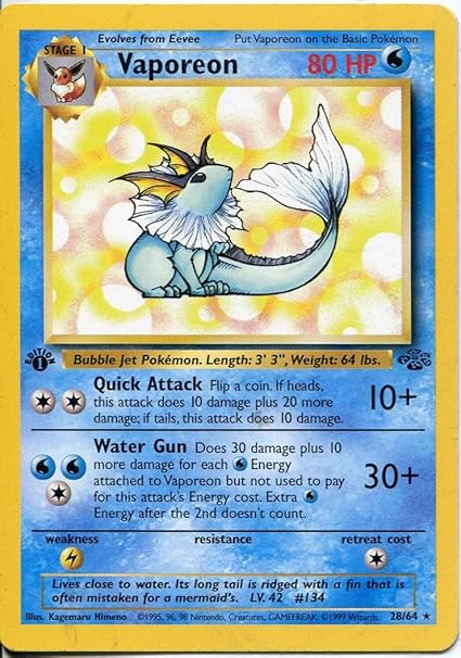 Amazoncom Pokemon Jungle 1st Edition Rare Card 2864