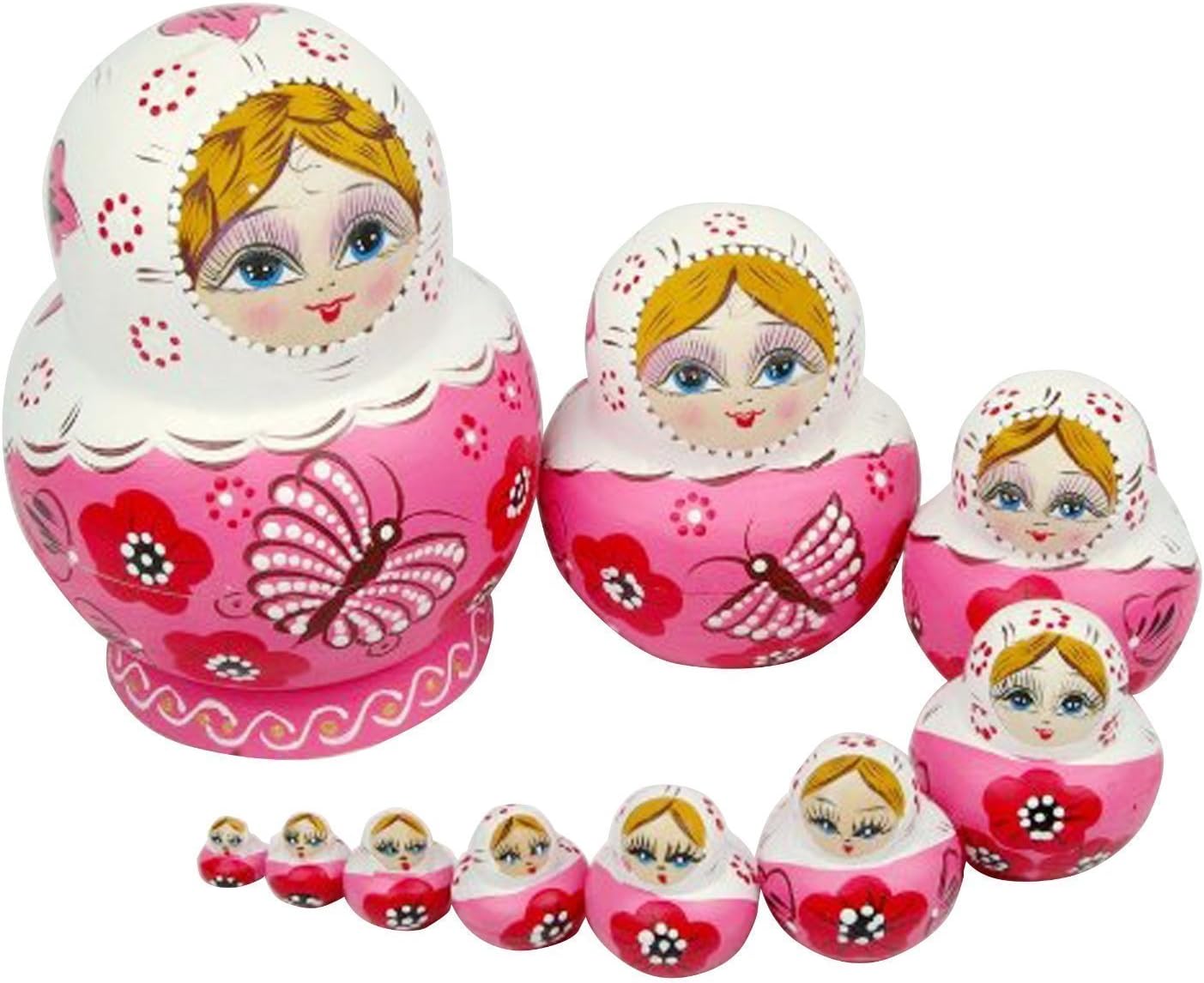 pink nesting dolls