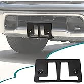 Hudiriy Front License Plate Bracket Holder Frame Compatible with Nissan Titan 2016-2024 License Plate Base Bracket Decorative Accessories (Black)