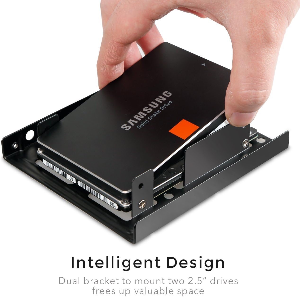Inateck SSD Mounting Bracket 2.5 to 3.5 with SATA Cable and Power Splitter Cable, ST1002S: Computers & Accessories