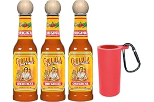 DUBBS HARDWARE Cholula Hot Sauce - Hot Sauce Keychain - To Go Hot Sauce Key chain - Mini Cholula Sauce 0.75 oz Travel Hot Sauce (0.75 oz, 3)
