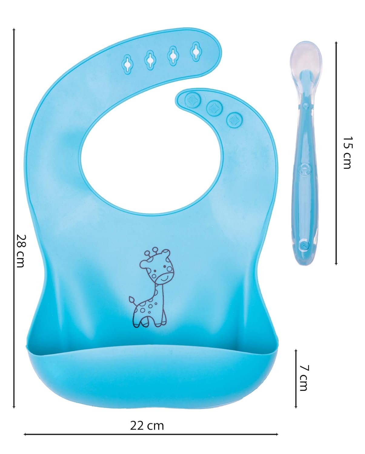 Faciles A Laver Deux Couleurs Nouveau Ne Bavoirs Bebe Bleu Bebe En Silicone Souple Avec Poche Pratique Pour La Nourriture De Bebe Et Deux Cuilleres A The A Long Manche Bebe Puericulture