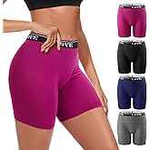 ALLBASE Womens Boxer Briefs High Waisted Modal Boy Shorts Underwear