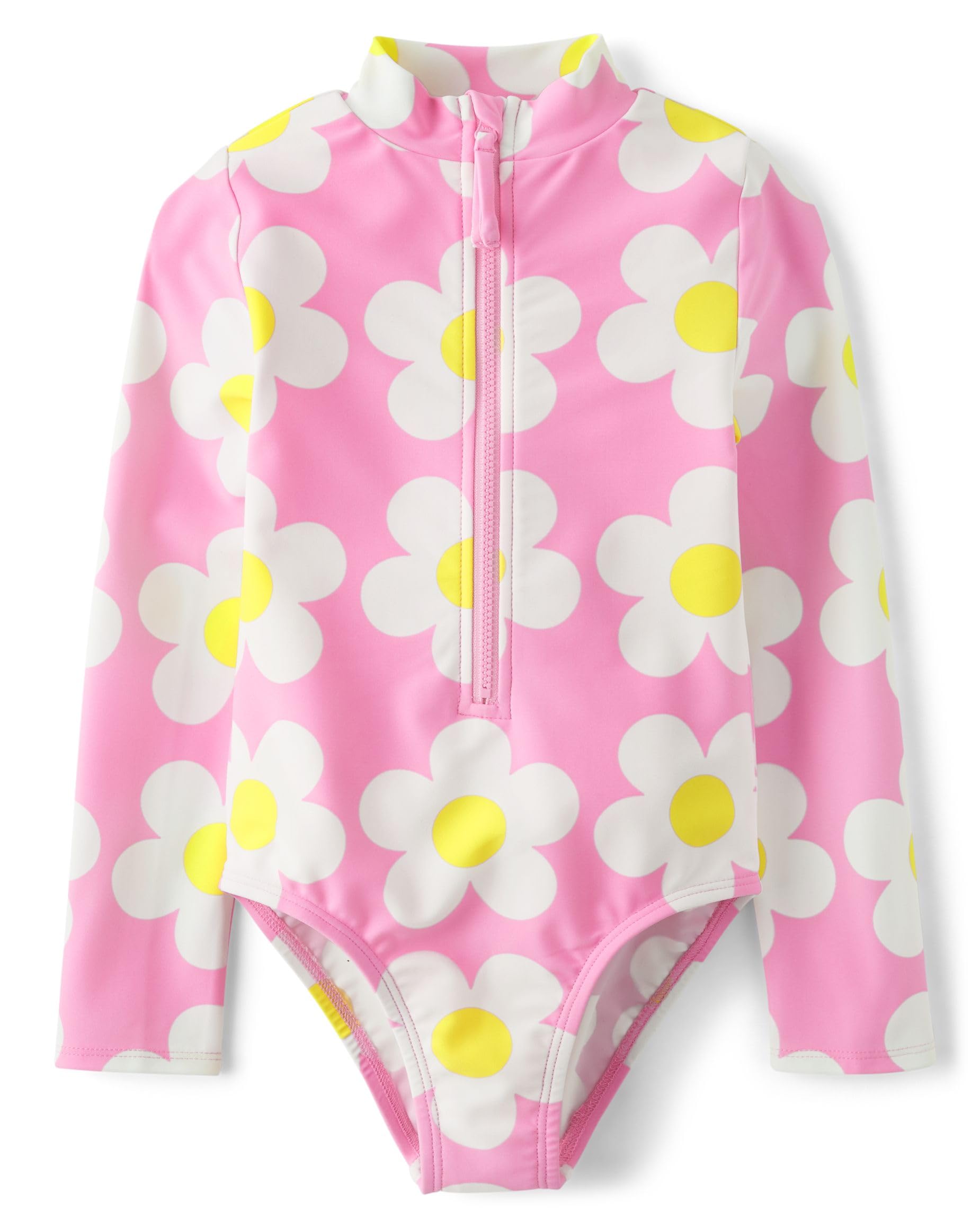 Photo 1 of ***The color may vary****
Gymboree,and Toddler Long Sleeve Rashguard One Piece Swimsuit,Pink Neon Flowers,12