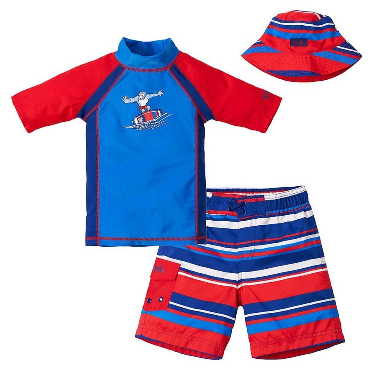UV SKINZ UPF 50+ Boys 3Piece Swim Set Beachwear Central