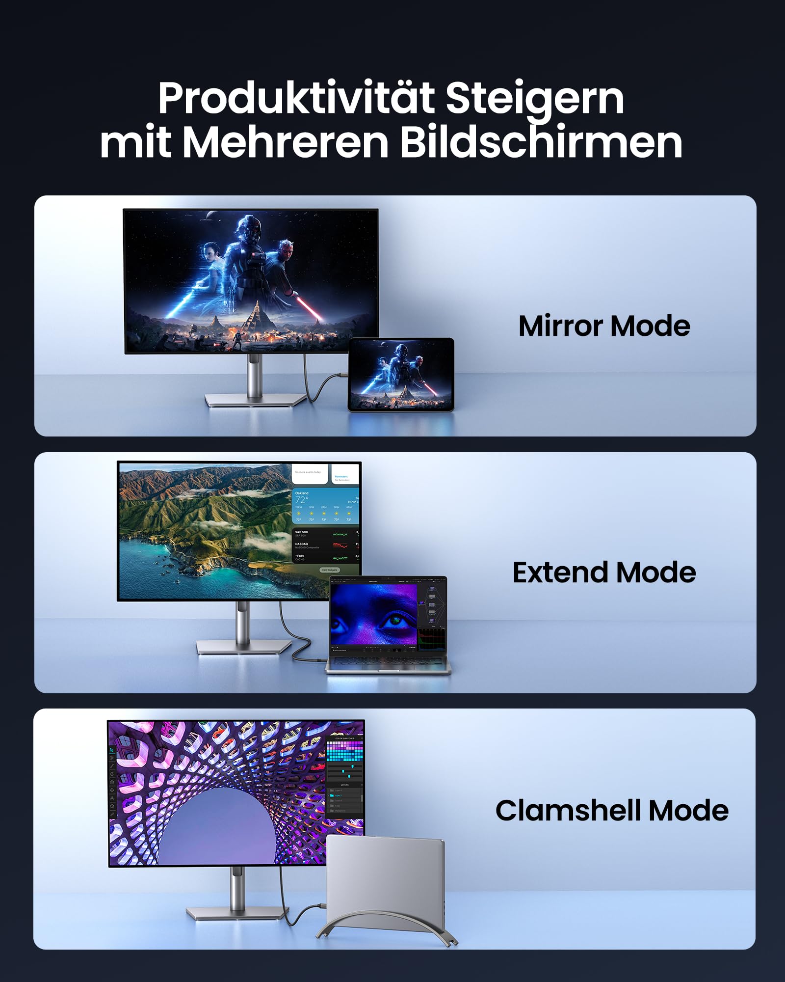 Silkland 80Gbps USB C DisplayPort 2.1 Kabel 2M [16K@60Hz, 8K@240Hz, 4K@960Hz], Unidirektional Thunderbolt 5/4/3 auf DisplayPort Kabel für MacBook Pro/Air, iPad Pro, iPhone 17/16/15, Galaxy S8-S25 8