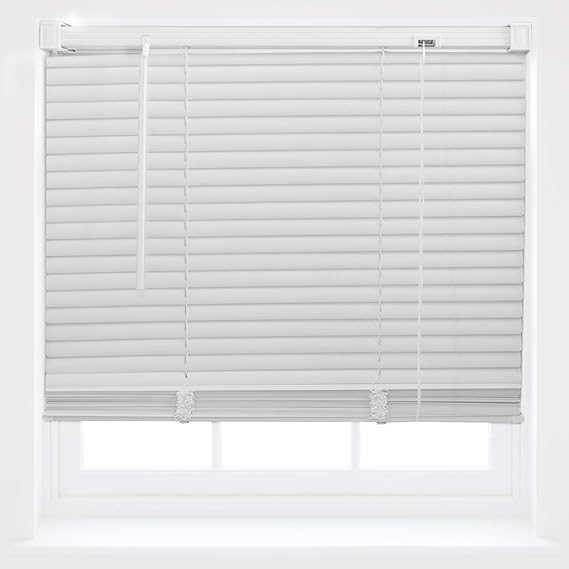 FURNISHED PVC Window Blinds Trimmable Home Office Blind New