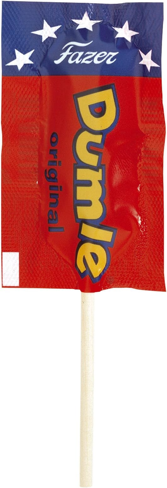 15 pcs x 10g of Fazer DUMLE Finnish Lollipops Sweets Candies