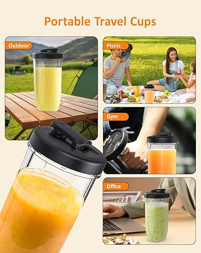 Smoothie Blender Aicok Beast Mighty 850 Premium Compact Personal