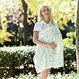 Gina Era Nursing Cover, Shower Gifts - Large Breastfeeding Cover - 360° Coverage，Chemical-Free， Breathable, Soft,Nipple Shiel
